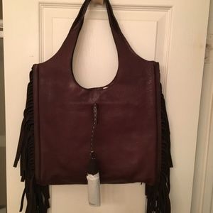 Frye Fringe Shoulder Bag (NWT)